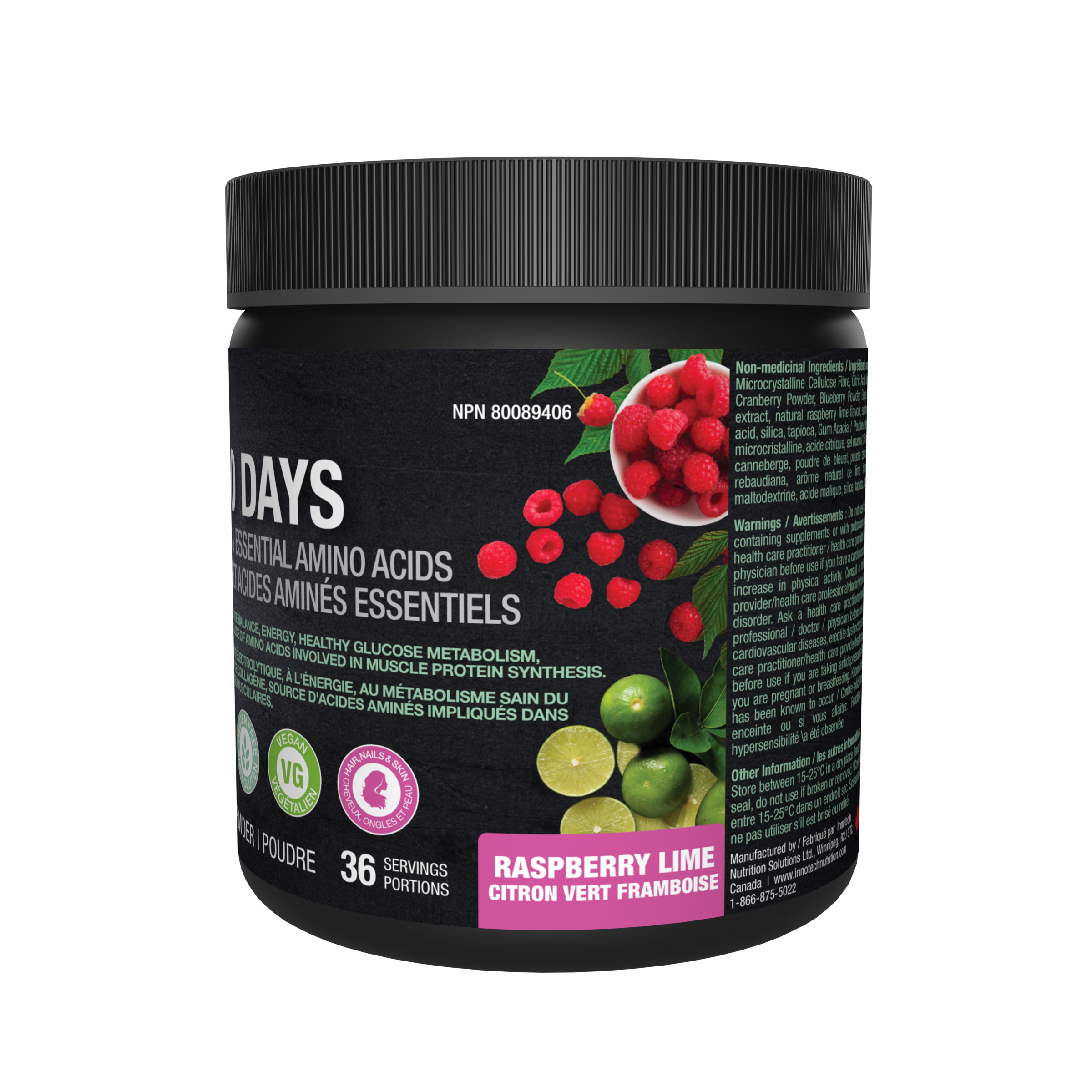 Amino Days, formerly Fasting Days – Raspberry Lime 360 gr
